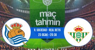 R. Sociedad - Real Betis İddaa Analizi ve Tahmini 23 Ocak 2021
