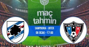 Sampdoria - Inter İddaa Analizi ve Tahmini 06 Ocak 2021