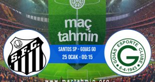 Santos SP - Goias GO İddaa Analizi ve Tahmini 25 Ocak 2021