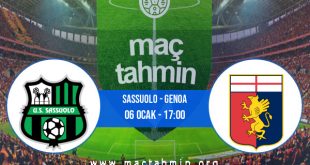 Sassuolo - Genoa İddaa Analizi ve Tahmini 06 Ocak 2021