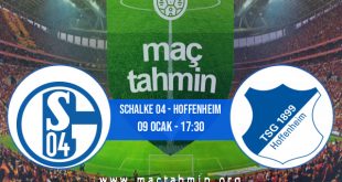 Schalke 04 - Hoffenheim İddaa Analizi ve Tahmini 09 Ocak 2021