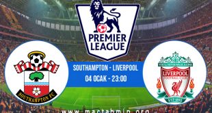 Southampton - Liverpool İddaa Analizi ve Tahmini 04 Ocak 2021