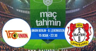 Union Berlin - B. Leverkusen İddaa Analizi ve Tahmini 15 Ocak 2021