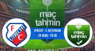 Utrecht - S. Rotterdam İddaa Analizi ve Tahmini 24 Ocak 2021