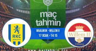 Waalwijk - Willem II İddaa Analizi ve Tahmini 17 Ocak 2021