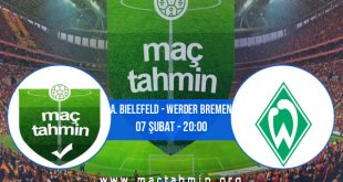 A. Bielefeld - Werder Bremen İddaa Analizi ve Tahmini 07 Şubat 2021
