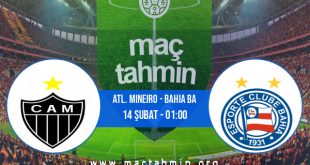 Atl. Mineiro - Bahia BA İddaa Analizi ve Tahmini 14 Şubat 2021
