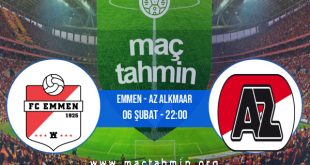 Emmen - AZ Alkmaar İddaa Analizi ve Tahmini 06 Şubat 2021