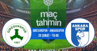 Giresunspor - Ankaraspor İddaa Analizi ve Tahmini 20 Şubat 2021