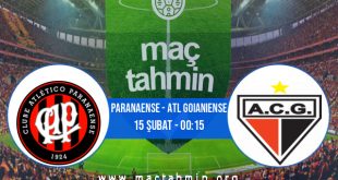 Paranaense - Atl Goianiense İddaa Analizi ve Tahmini 15 Şubat 2021