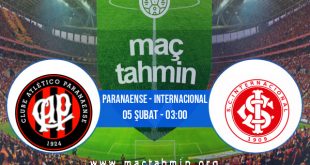 Paranaense - Internacional İddaa Analizi ve Tahmini 05 Şubat 2021