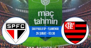 Sao Paulo SP - Flamengo İddaa Analizi ve Tahmini 26 Şubat 2021