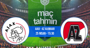 Ajax - AZ Alkmaar İddaa Analizi ve Tahmini 25 Nisan 2021