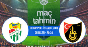 Bursaspor - İstanbulspor İddaa Analizi ve Tahmini 25 Nisan 2021