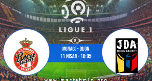Monaco - Dijon İddaa Analizi ve Tahmini 11 Nisan 2021