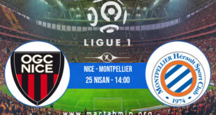 Nice - Montpellier İddaa Analizi ve Tahmini 25 Nisan 2021
