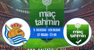 R. Sociedad - Ath Bilbao İddaa Analizi ve Tahmini 07 Nisan 2021