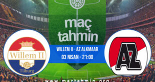 Willem II - AZ Alkmaar İddaa Analizi ve Tahmini 03 Nisan 2021