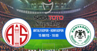 Antalyaspor - Konyaspor İddaa Analizi ve Tahmini 15 Mayıs 2021