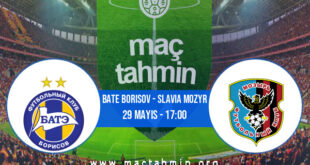 Bate Borisov - Slavia Mozyr İddaa Analizi ve Tahmini 29 Mayıs 2021