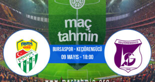 Bursaspor - Keçiörengücü İddaa Analizi ve Tahmini 09 Mayıs 2021