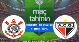 Corinthians - Atl Goianiense İddaa Analizi ve Tahmini 31 Mayıs 2021