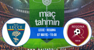 Lecce - Reggina İddaa Analizi ve Tahmini 07 Mayıs 2021