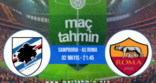 Sampdoria - AS Roma İddaa Analizi ve Tahmini 02 Mayıs 2021