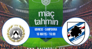 Udinese - Sampdoria İddaa Analizi ve Tahmini 16 Mayıs 2021