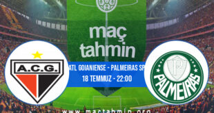 Atl Goianiense - Palmeiras SP İddaa Analizi ve Tahmini 18 Temmuz 2021