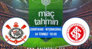 Corinthians - Internacional İddaa Analizi ve Tahmini 04 Temmuz 2021
