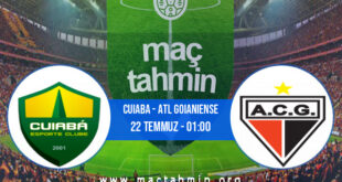 Cuiaba - Atl Goianiense İddaa Analizi ve Tahmini 22 Temmuz 2021