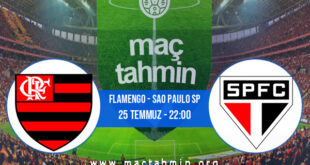 Flamengo - Sao Paulo SP İddaa Analizi ve Tahmini 25 Temmuz 2021