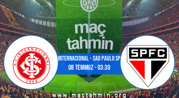 Internacional - Sao Paulo SP İddaa Analizi ve Tahmini 08 Temmuz 2021