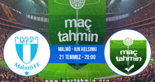 Malmö - HJK Helsinki İddaa Analizi ve Tahmini 21 Temmuz 2021