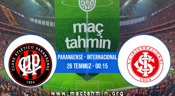 Paranaense - Internacional İddaa Analizi ve Tahmini 26 Temmuz 2021