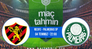 Recife - Palmeiras SP İddaa Analizi ve Tahmini 04 Temmuz 2021