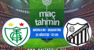 America MG - Bragantino İddaa Analizi ve Tahmini 24 Ağustos 2021