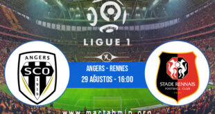 Angers - Rennes İddaa Analizi ve Tahmini 29 Ağustos 2021