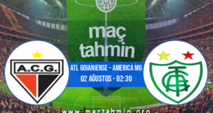 Atl Goianiense - America MG İddaa Analizi ve Tahmini 02 Ağustos 2021