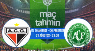 Atl Goianiense - Chapecoense İddaa Analizi ve Tahmini 21 Ağustos 2021