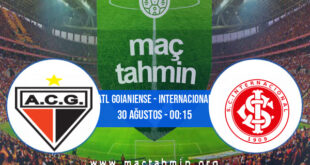 Atl Goianiense - Internacional İddaa Analizi ve Tahmini 30 Ağustos 2021