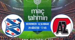 Heerenveen - AZ Alkmaar İddaa Analizi ve Tahmini 29 Ağustos 2021