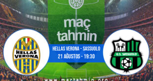 Hellas Verona - Sassuolo İddaa Analizi ve Tahmini 21 Ağustos 2021