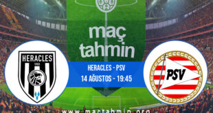 Heracles - PSV İddaa Analizi ve Tahmini 14 Ağustos 2021