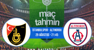 İstanbulspor - Altınordu İddaa Analizi ve Tahmini 29 Ağustos 2021