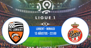 Lorient - Monaco İddaa Analizi ve Tahmini 13 Ağustos 2021