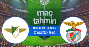 Moreirense - Benfica İddaa Analizi ve Tahmini 07 Ağustos 2021