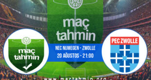 NEC Nijmegen - Zwolle İddaa Analizi ve Tahmini 20 Ağustos 2021