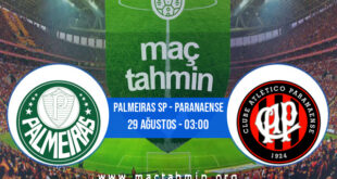 Palmeiras SP - Paranaense İddaa Analizi ve Tahmini 29 Ağustos 2021